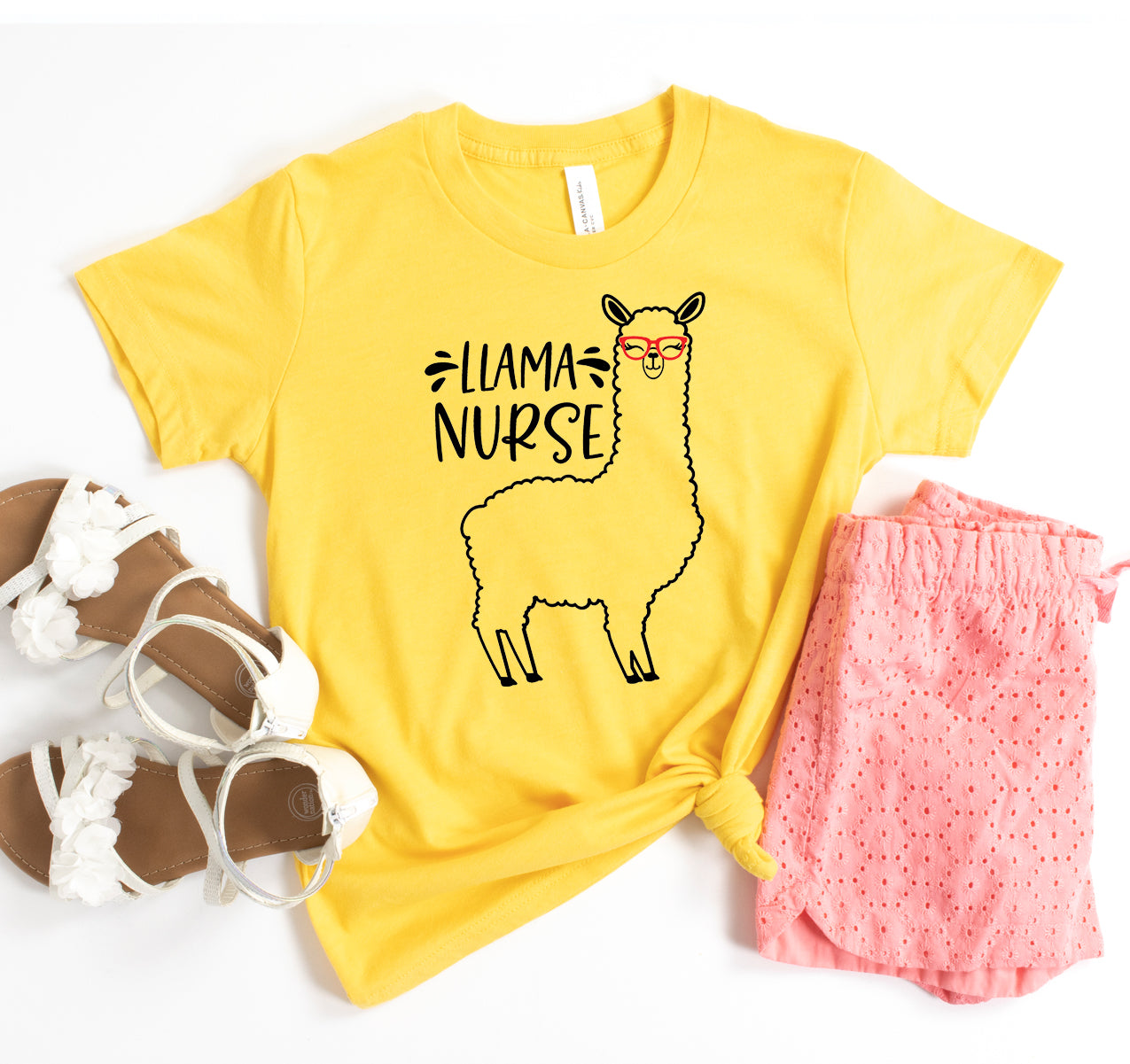 Llama Nurse T-shirt